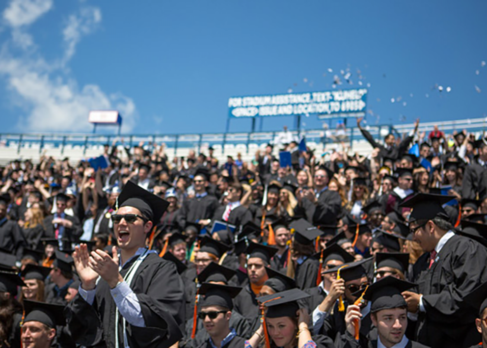 Cheering Grads